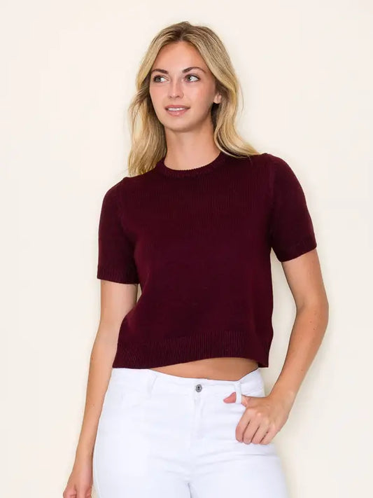 Olivia Sweater Burgundy