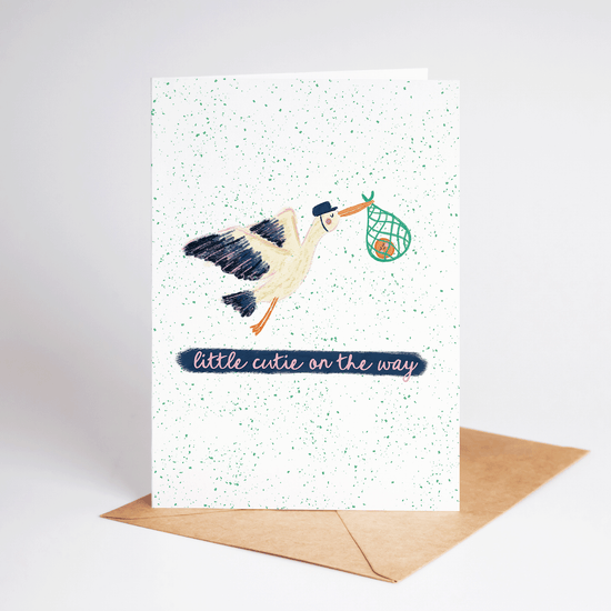 Little Cutie On the Way Card