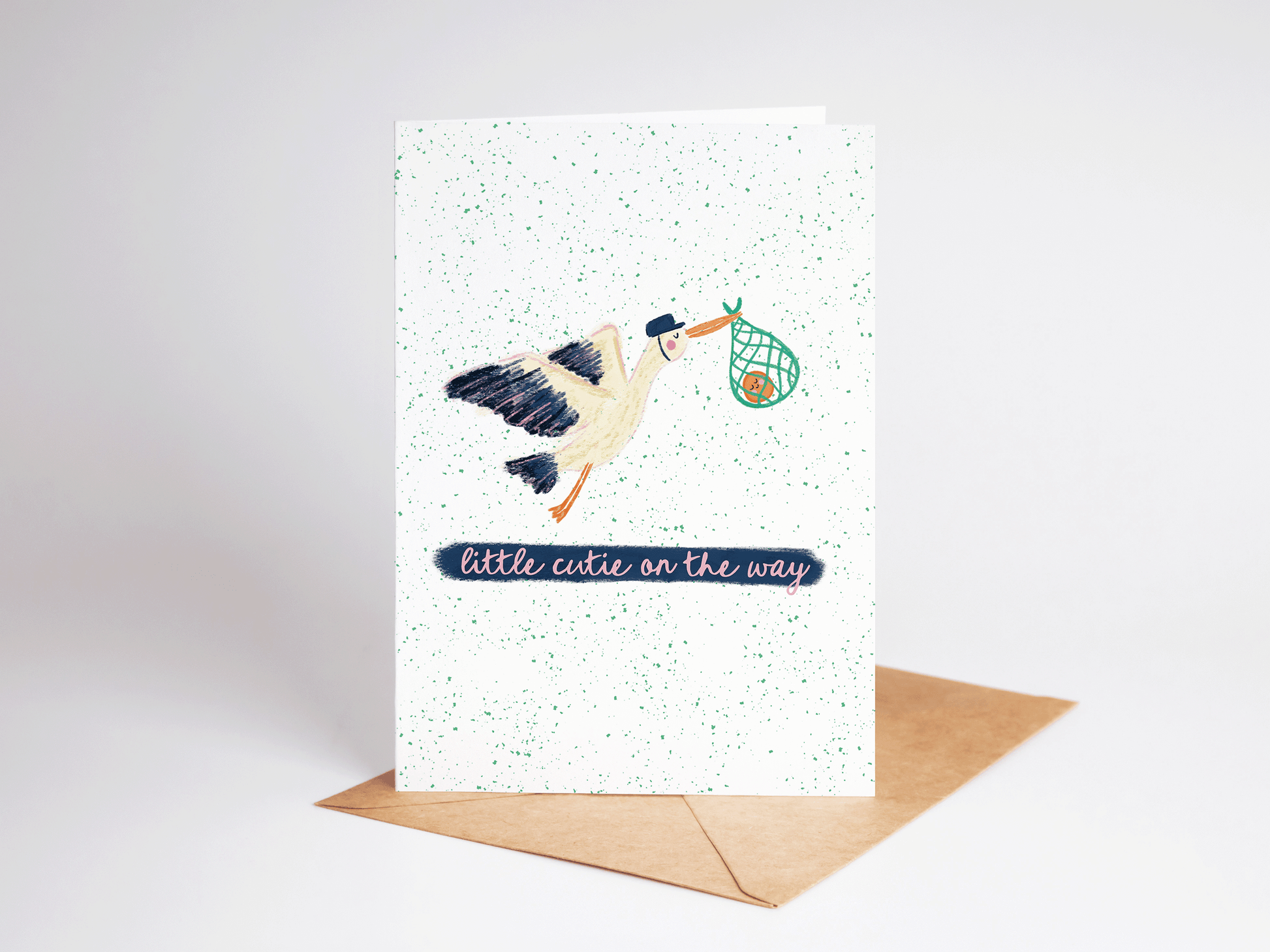 Little Cutie On the Way Card