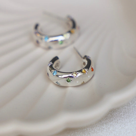 Penny Cz Star Hoop