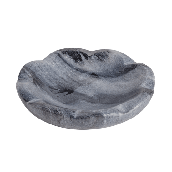 Marble Scallop Dish Grey