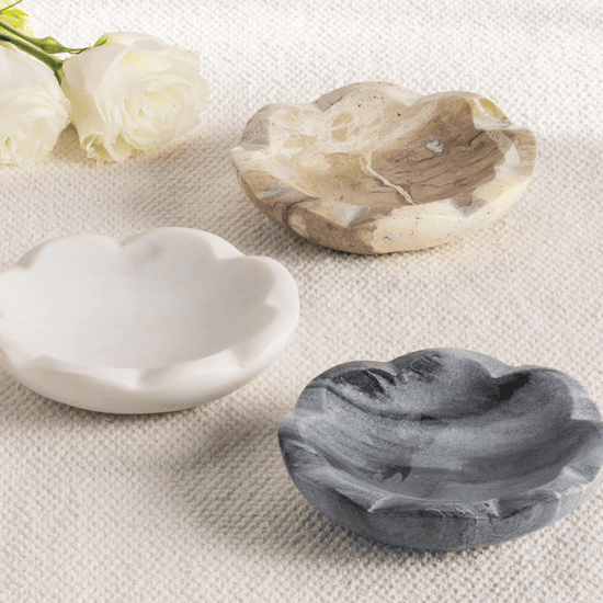 Marble Scallop Dish