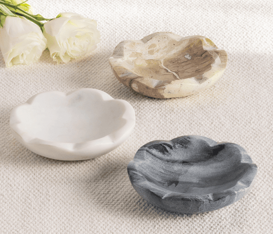 Marble Scallop Dish