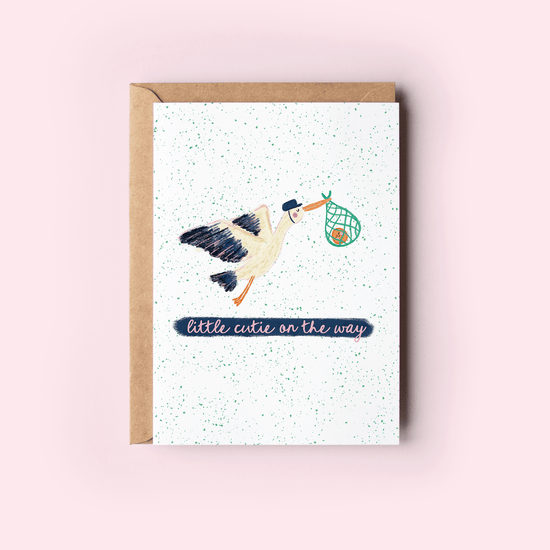 Little Cutie On the Way Card