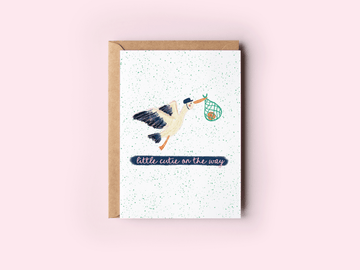 Little Cutie On the Way Card