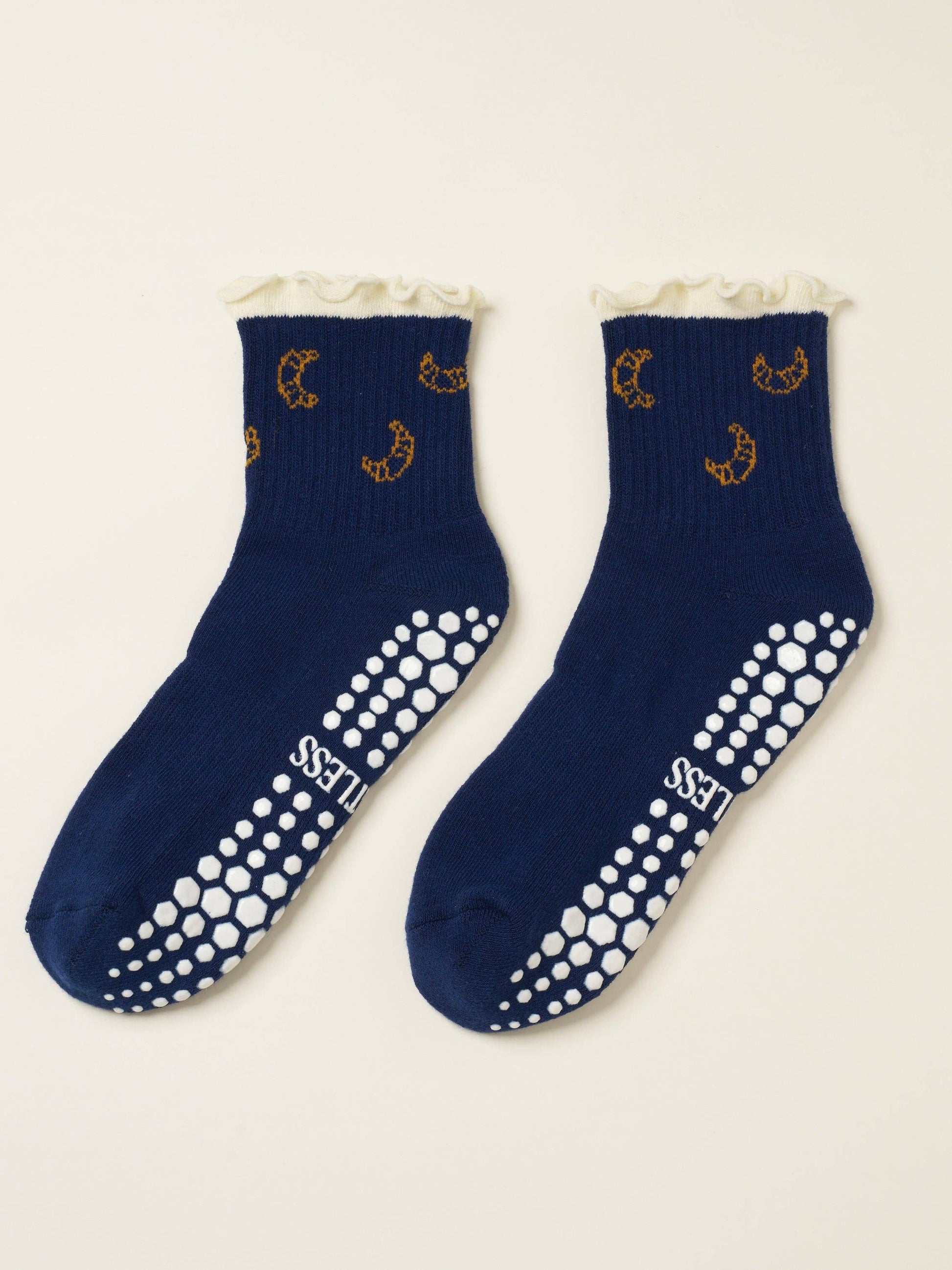 Croissant Pilates Socks
