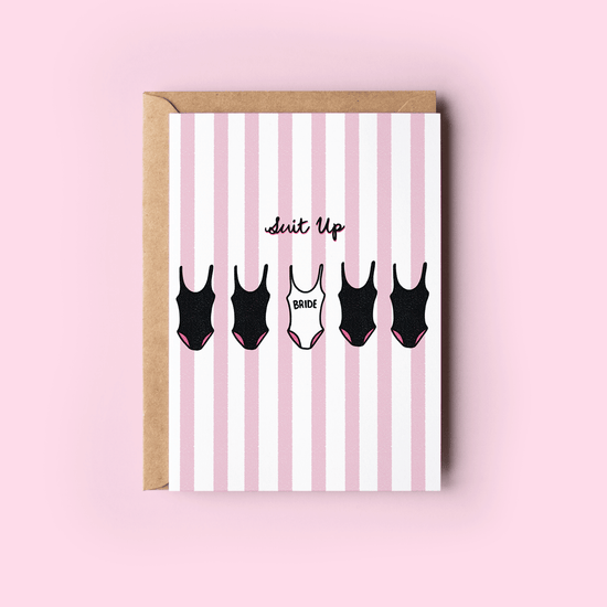 Suit Up Engagement Card