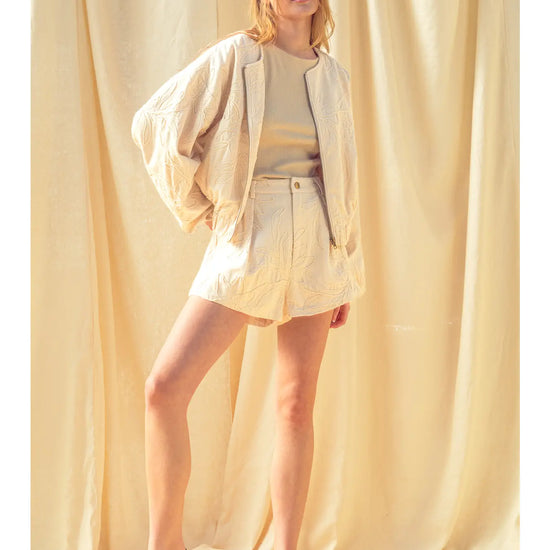 Sophia Jacquard Shorts