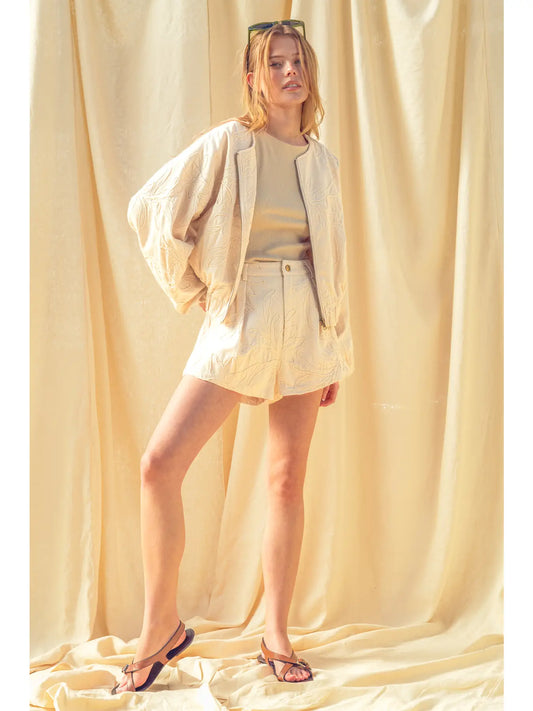 Sophia Jacquard Shorts