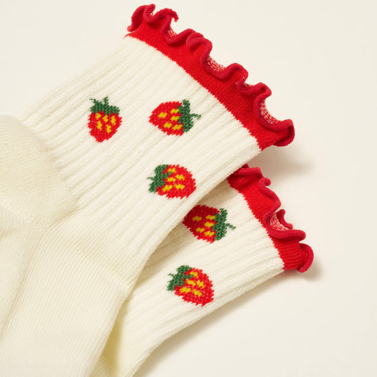 Strawberry Pilates Socks
