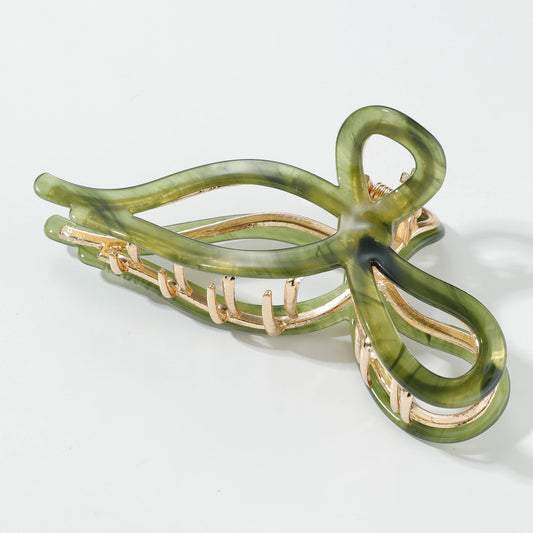 Sabrina Ribbon Bow Claw Clip