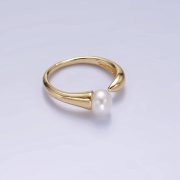 Pearl Open Wrap Ring