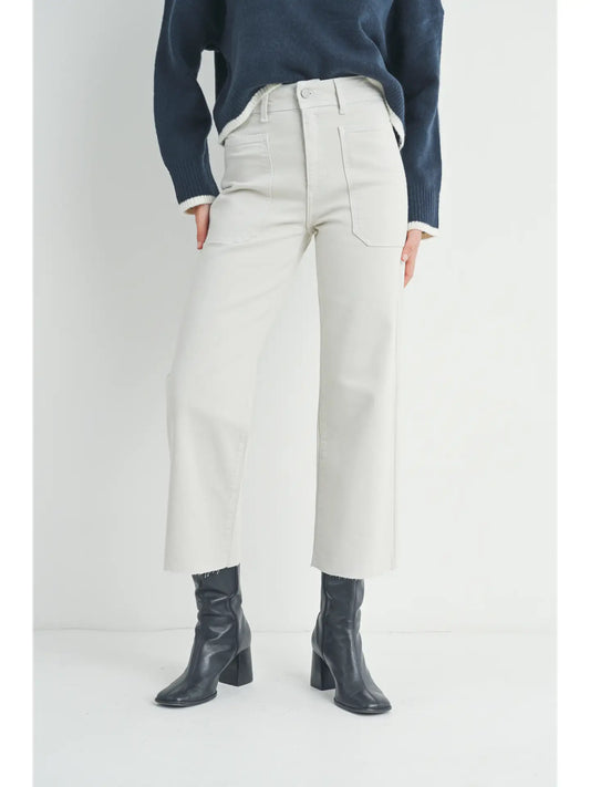 High Rise Utility Wide Leg