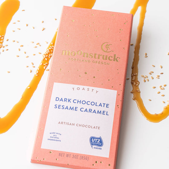 Toasty Sesame Caramel Chocolate Bar