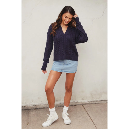 Lawrence Cable Knit Sweater