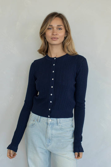 Corinne Cardigan Navy