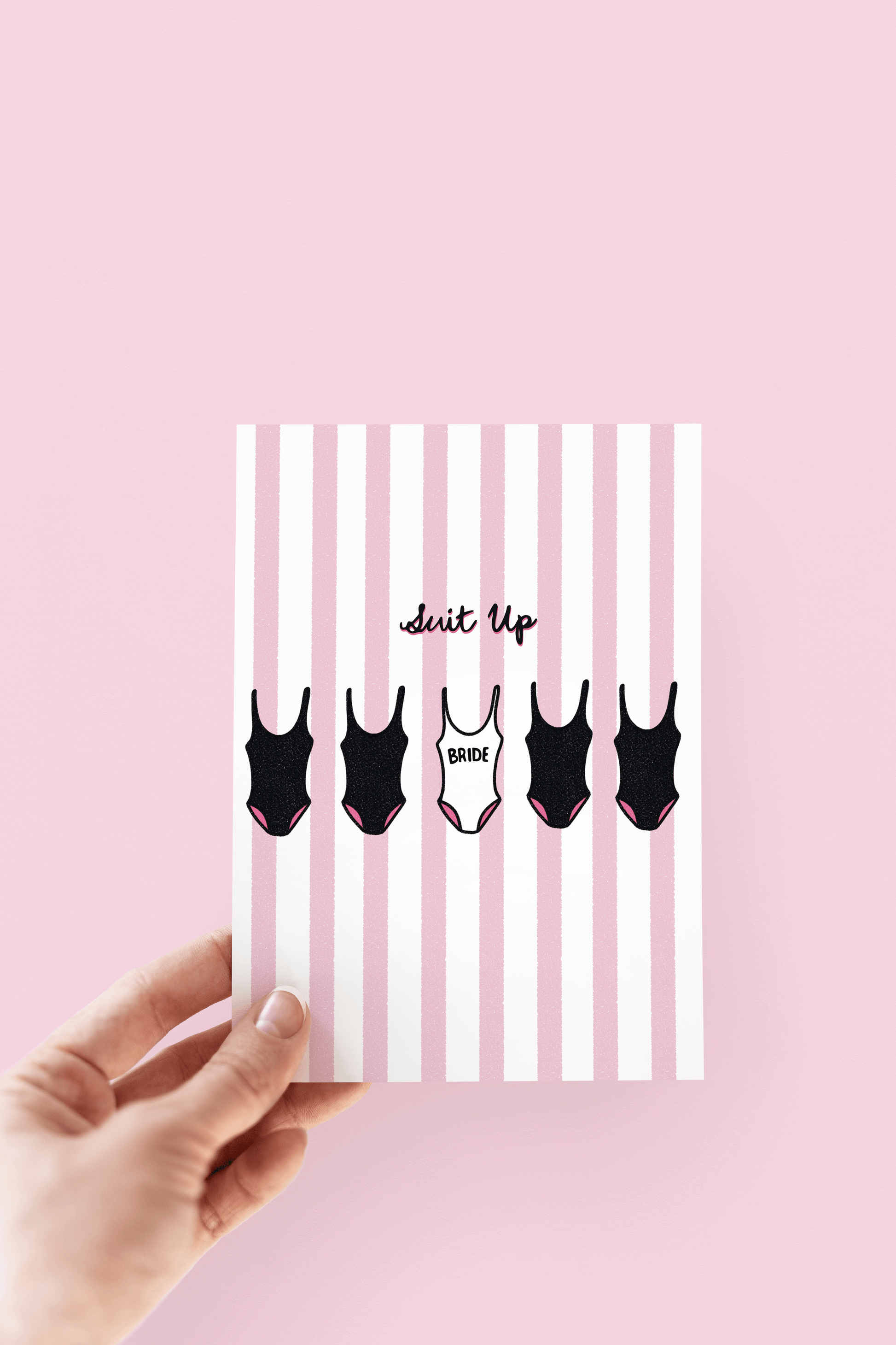 Suit Up Engagement Card