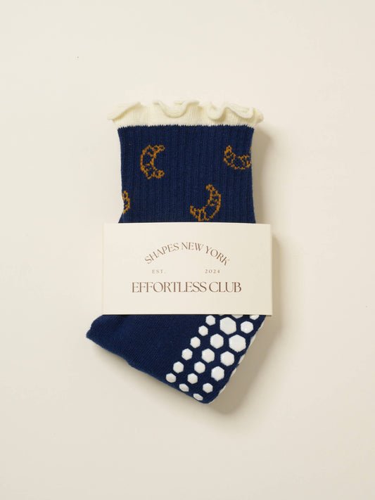 Croissant Pilates Socks