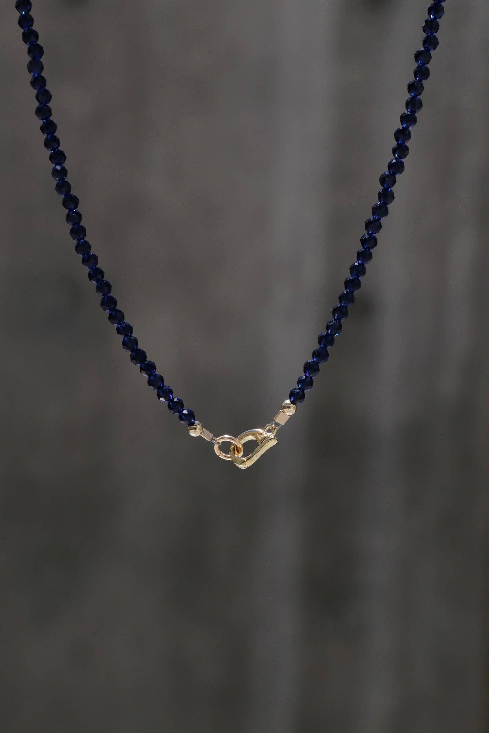 Sapphire Beaded Necklace