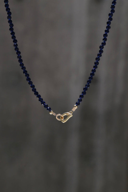 Sapphire Beaded Necklace