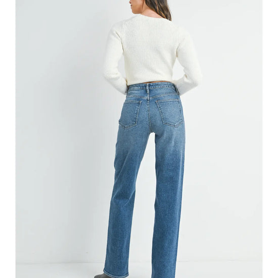 High Rise Straight Leg