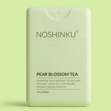 Refillable Pear Blossom Tea Hydrating Pocket Hand Sanitizer