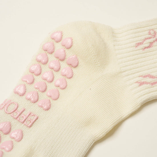 Bow Ruffle Pilates Socks