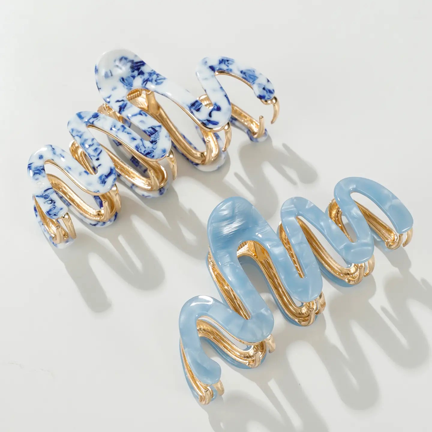 Willow Squiggle Metal Claw Clip