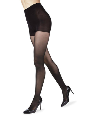 Velveteen Semi-Opaque 30 Denier Control Top Tights