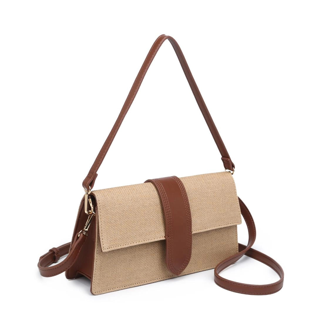 Violet Straw Bag
