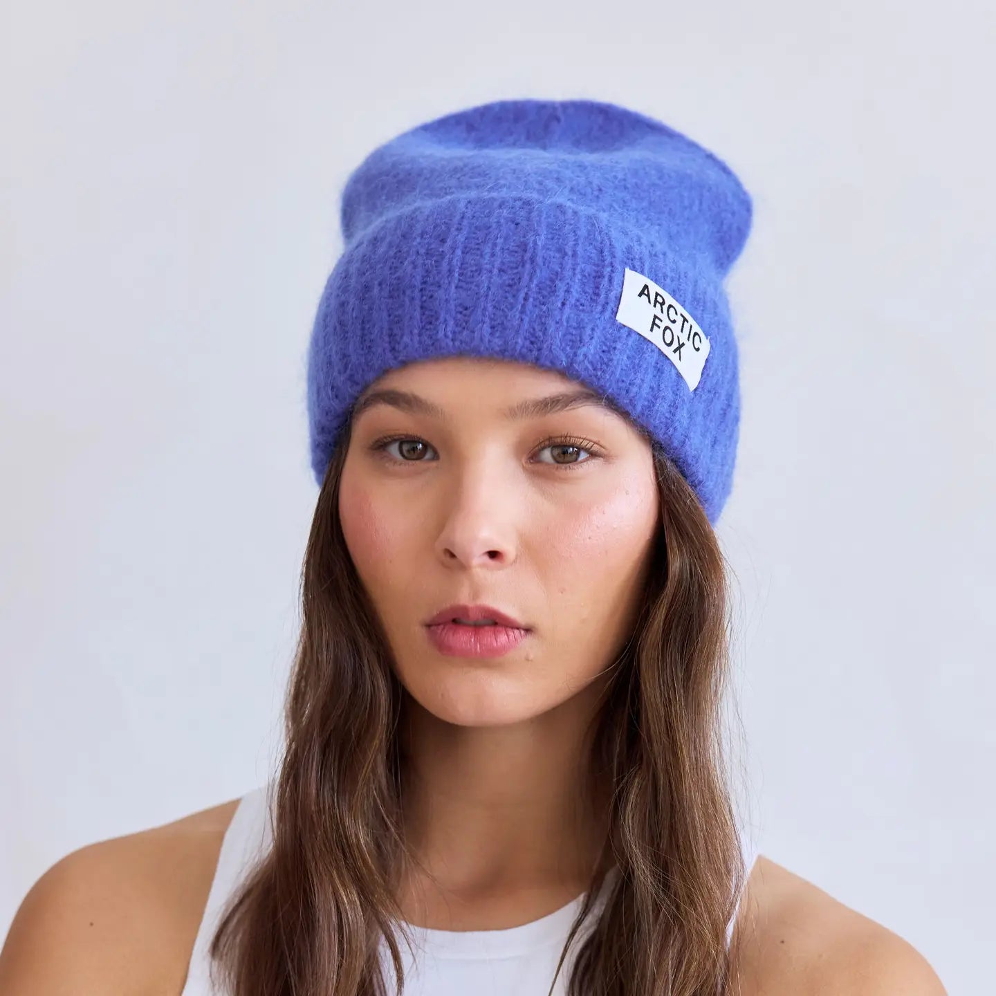 Mohair Beanie Dusk Blue