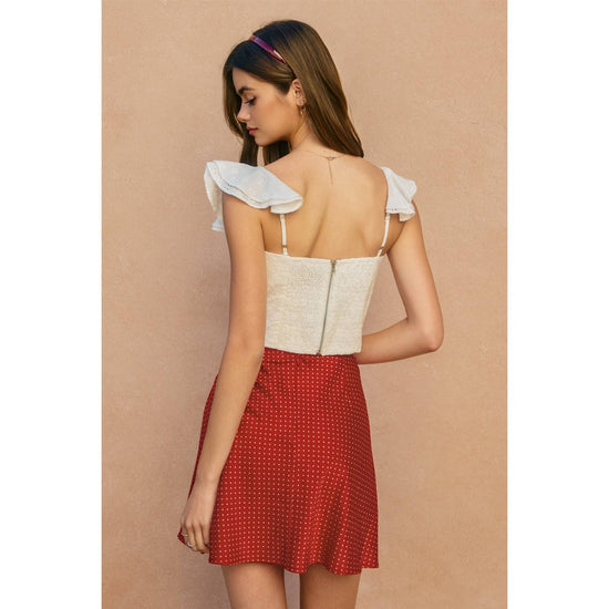 Tori Dot Mini Skirt
