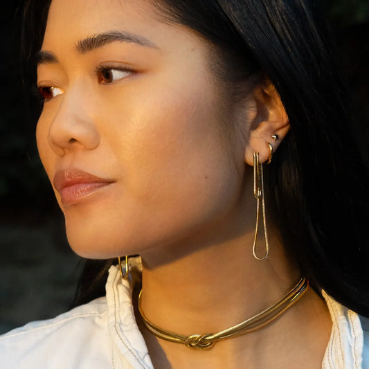 Slip Knot Dangle Earrings