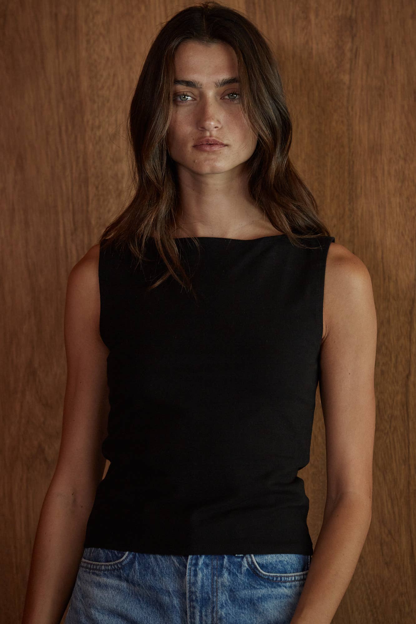 Sidney Boat Neck Black
