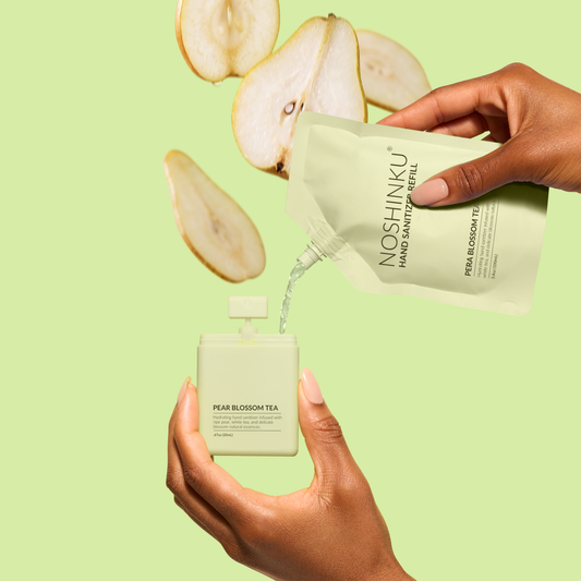 Pear Blossom & Tea Hydrating Hand Sanitizer Refill Pouch 100ml
