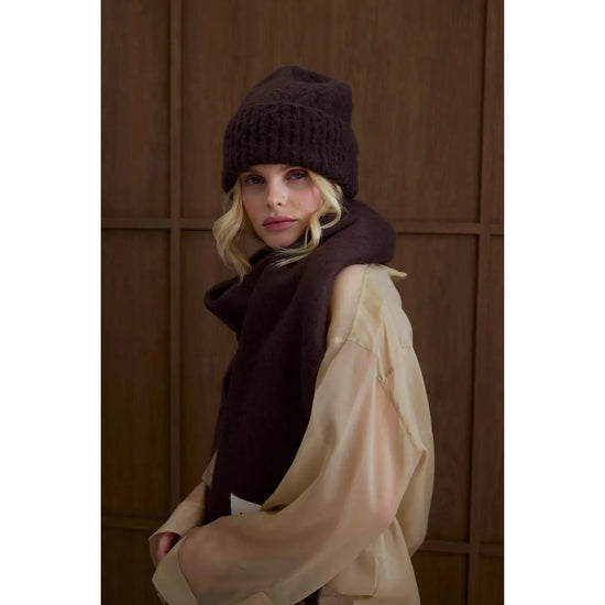 The Reykjavik Scarf - 100% Recycled Ground Coffee