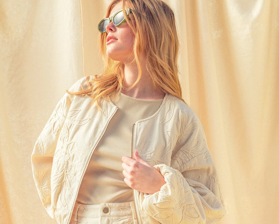 Sophia Jacquard Jacket
