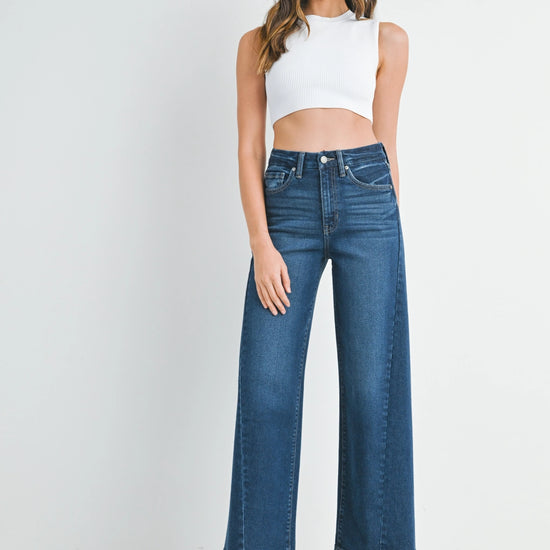 High Rise Palazzo Wide Leg