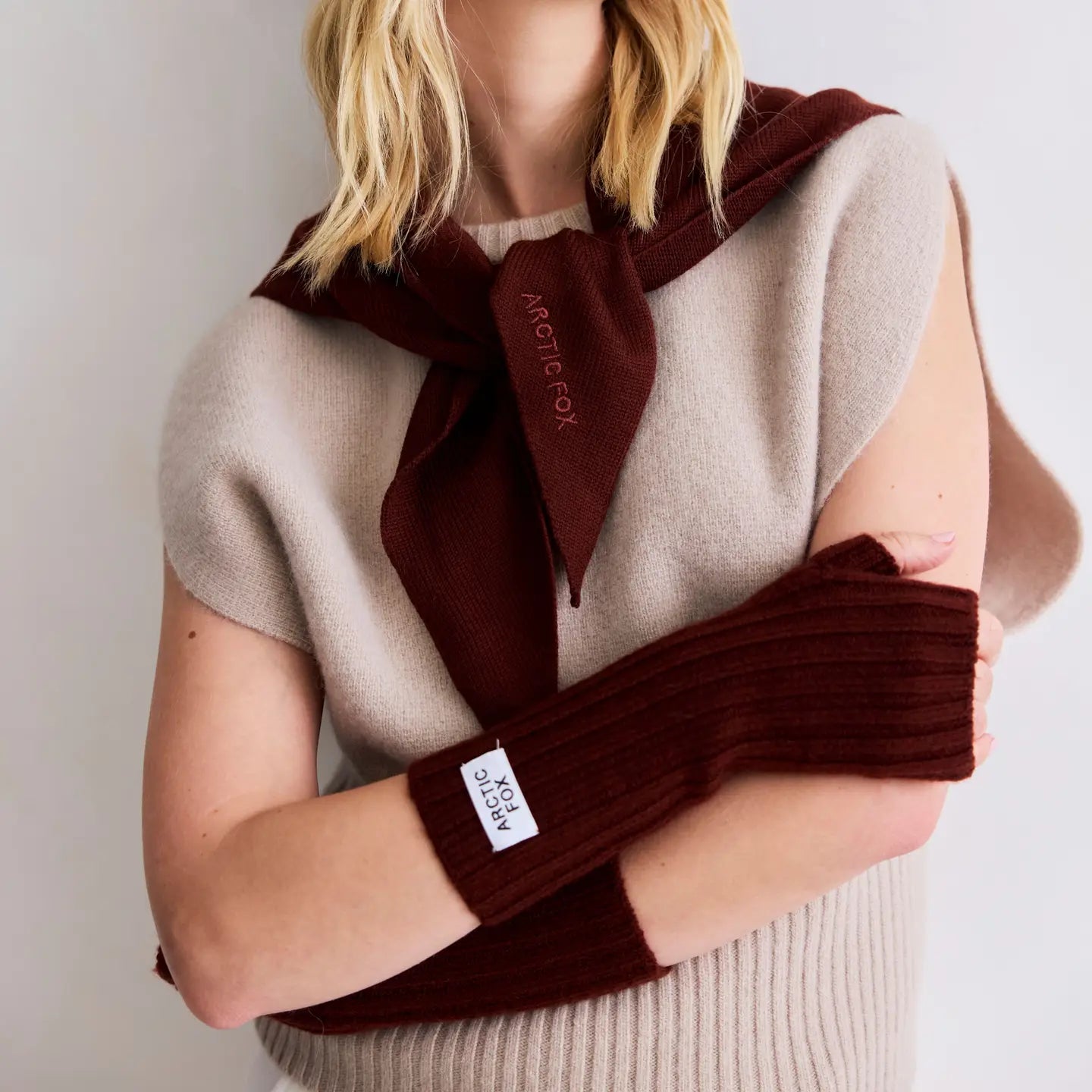 Merino Wool Fingerless Gloves