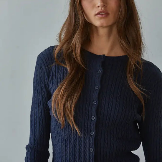 Lena Cable Knit Cardigan