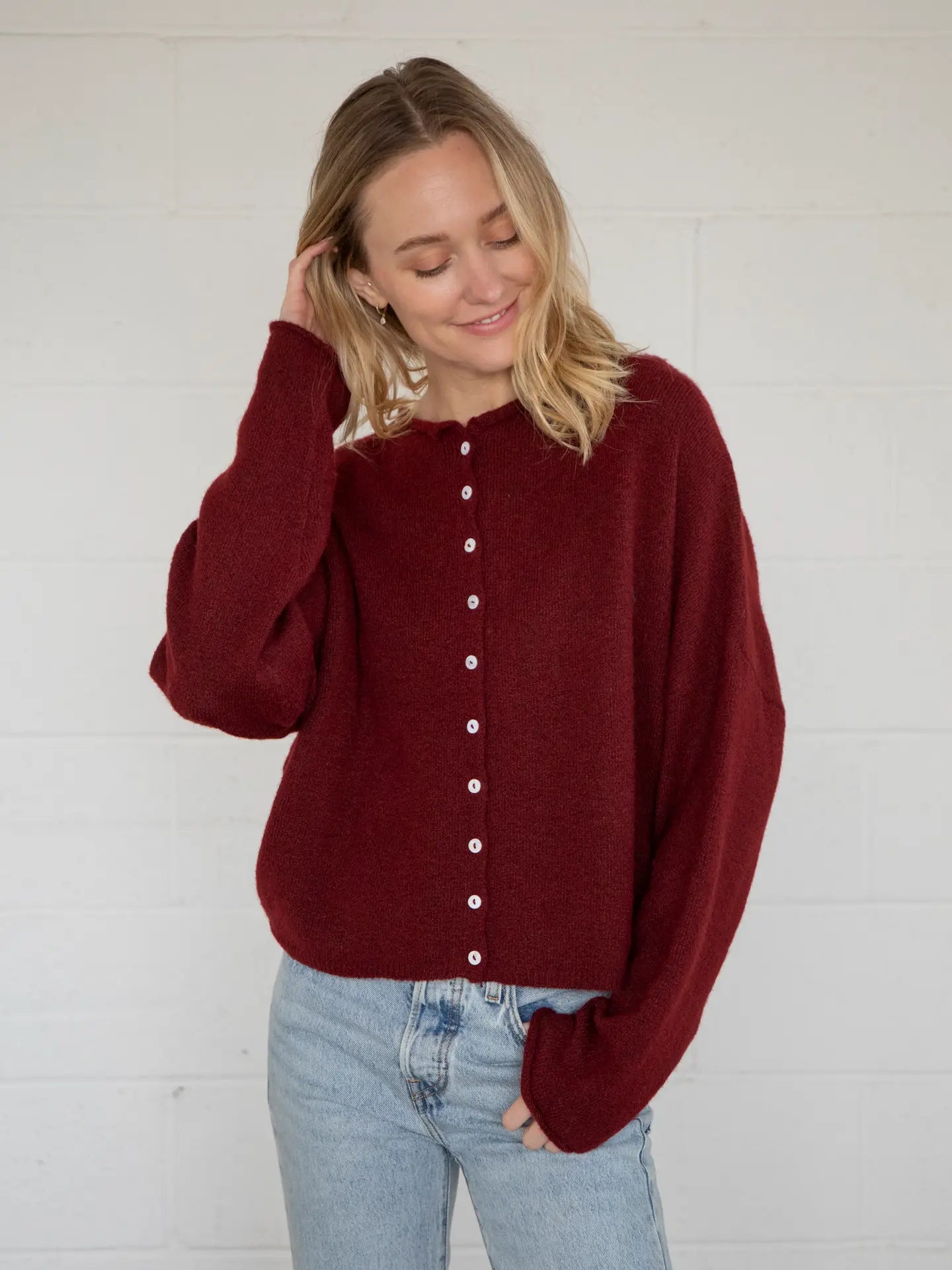 Piper Cardigan Wine