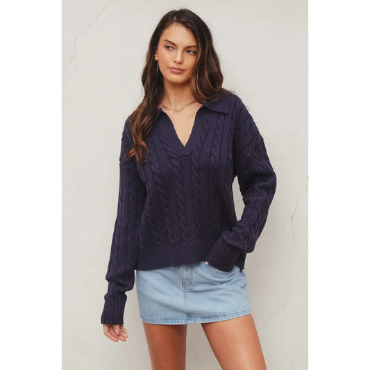 Lawrence Cable Knit Sweater