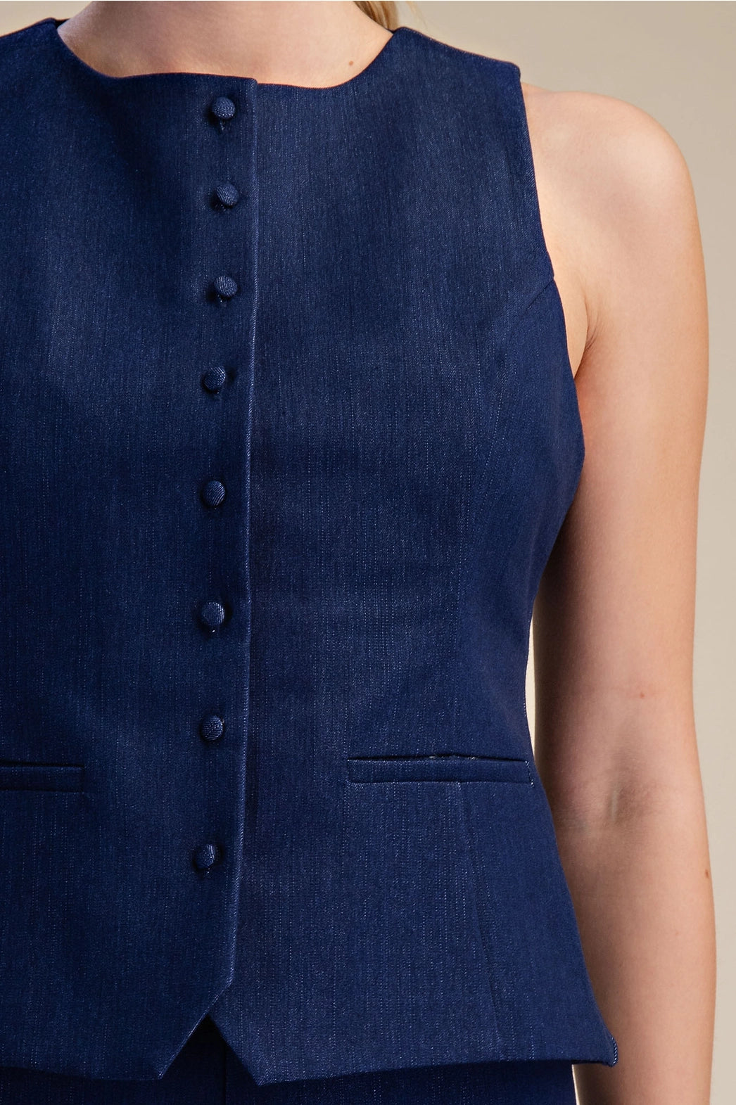 Karlie Vest Indigo
