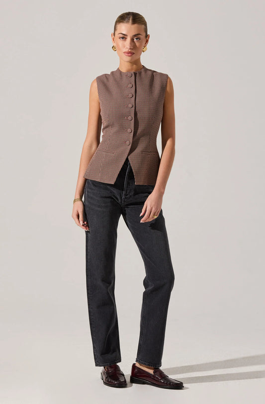 Kennedy High Neck Cutaway Vest