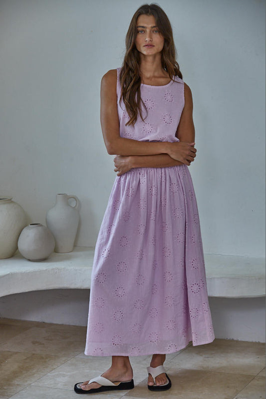 Ophelia Eyelet Crop Top