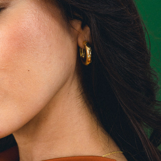 Penny Cz Star Hoop