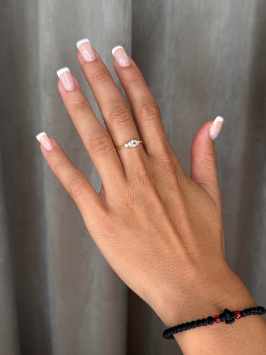 Oval Gemstone Ring