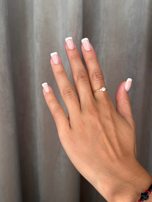 Delicate Pearl Ring