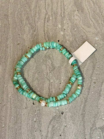 Laguna Beaded Bracelet – Set of Two