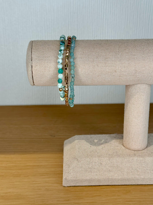 Marina Beaded Bracelets – Set of 3